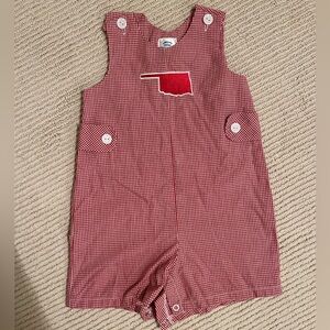 Red Gingham Oklahoma Jon Jon
